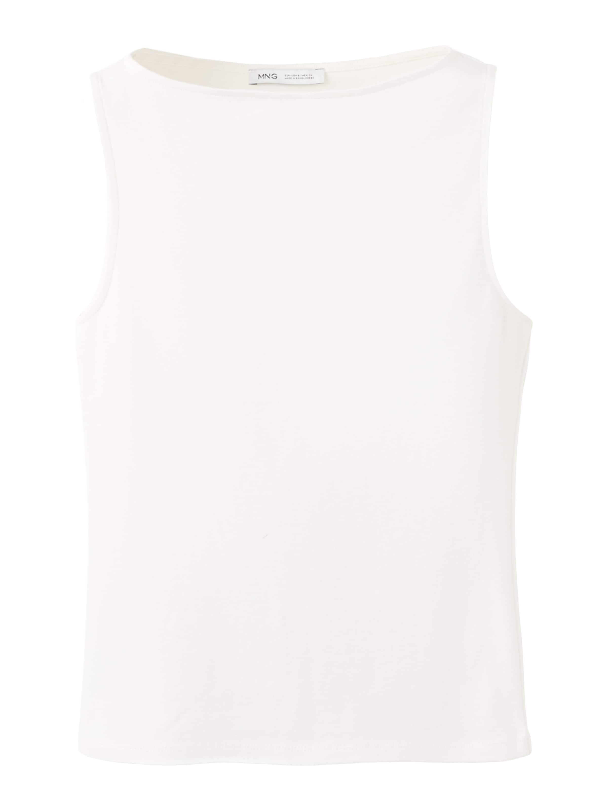 MANGO Top 'TECLI' - Biela: predná strana