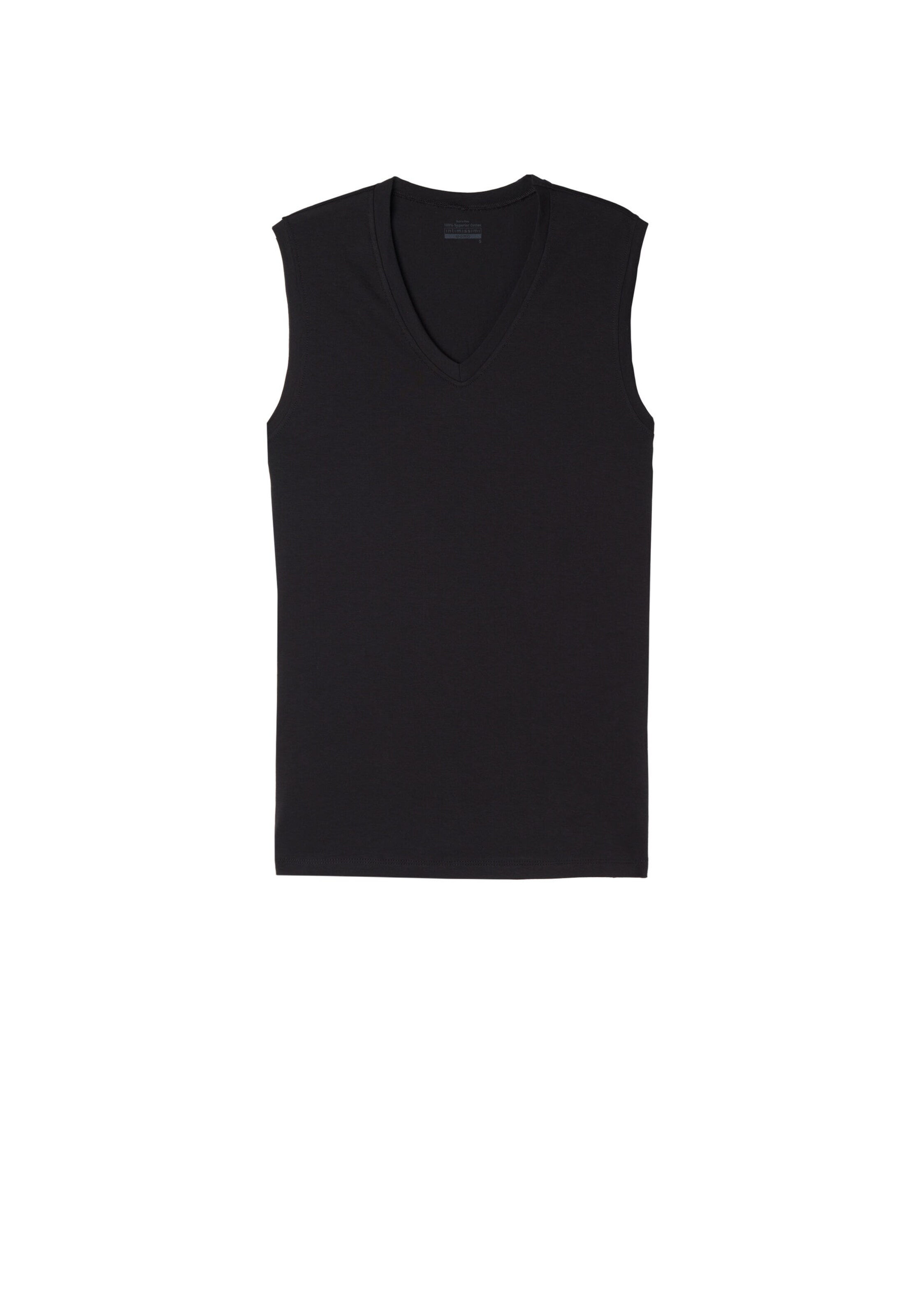 IUMAN Intimissimi Uomo Shirt in Black: front