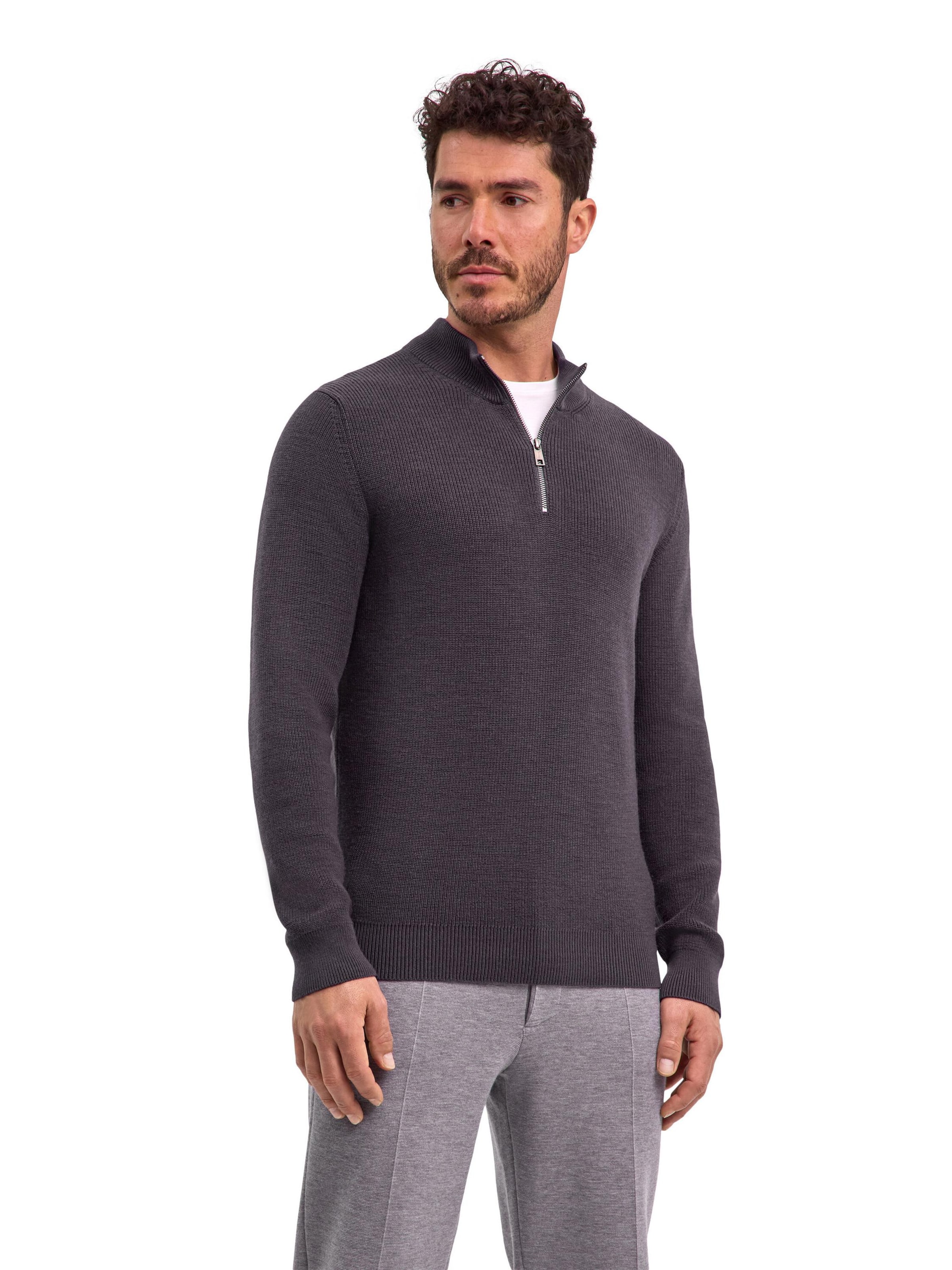FALKE Sweater 'Perlfang' in S in Dark grey, Item view
