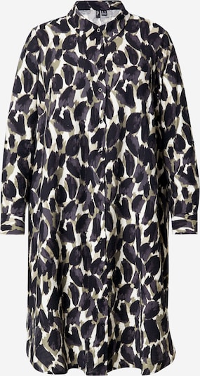 Vero Moda Curve Blūžkleita 'VMCFANINI', krāsa - pelēks / olīvzaļš / melns / balts, Preces skats