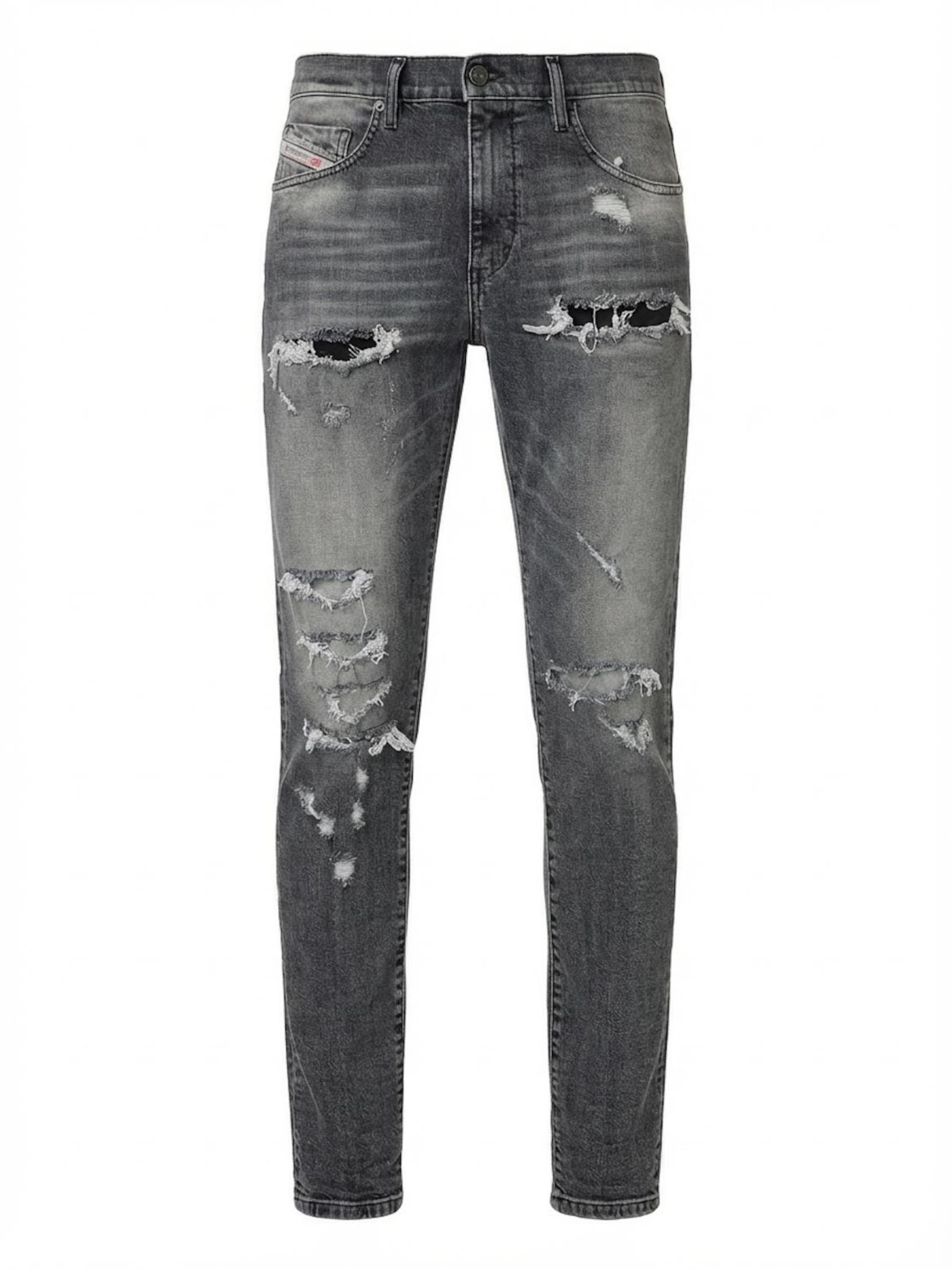 Jean 'D-STRUKT' DIESEL en gris : devant