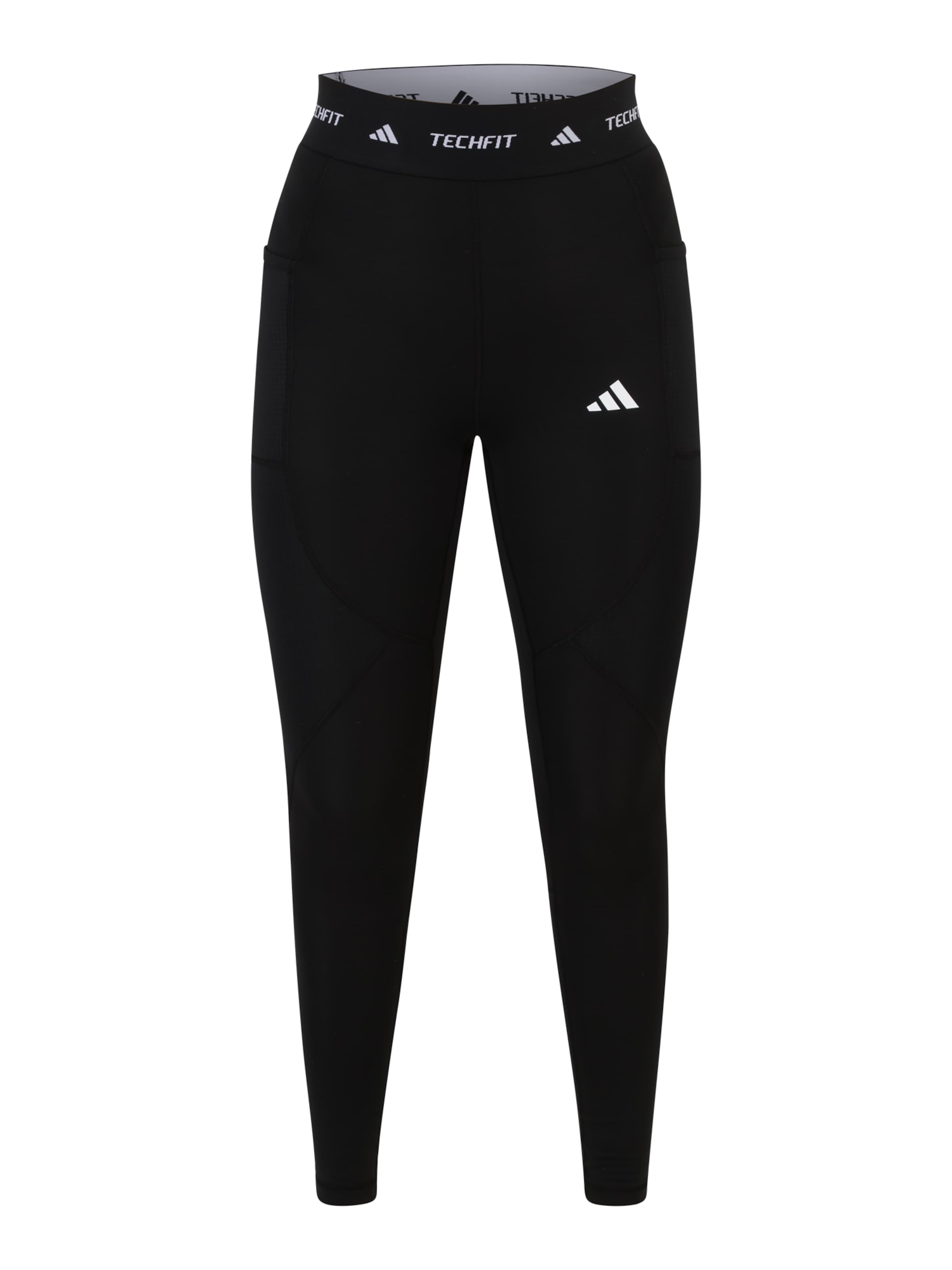 Skinny Pantaloni sportivi di ADIDAS PERFORMANCE in nero: frontale