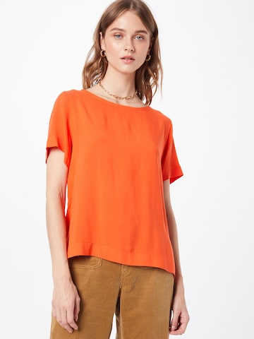 Camicia da donna 'Main' di ICHI in arancione: frontale