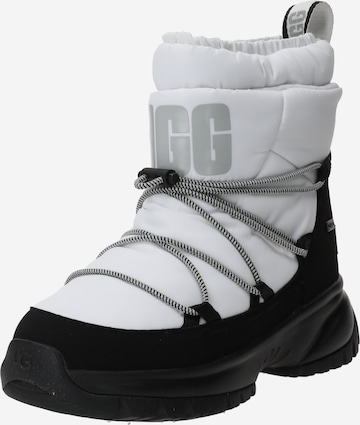 Boots da neve 'YOSE' di UGG in bianco: frontale