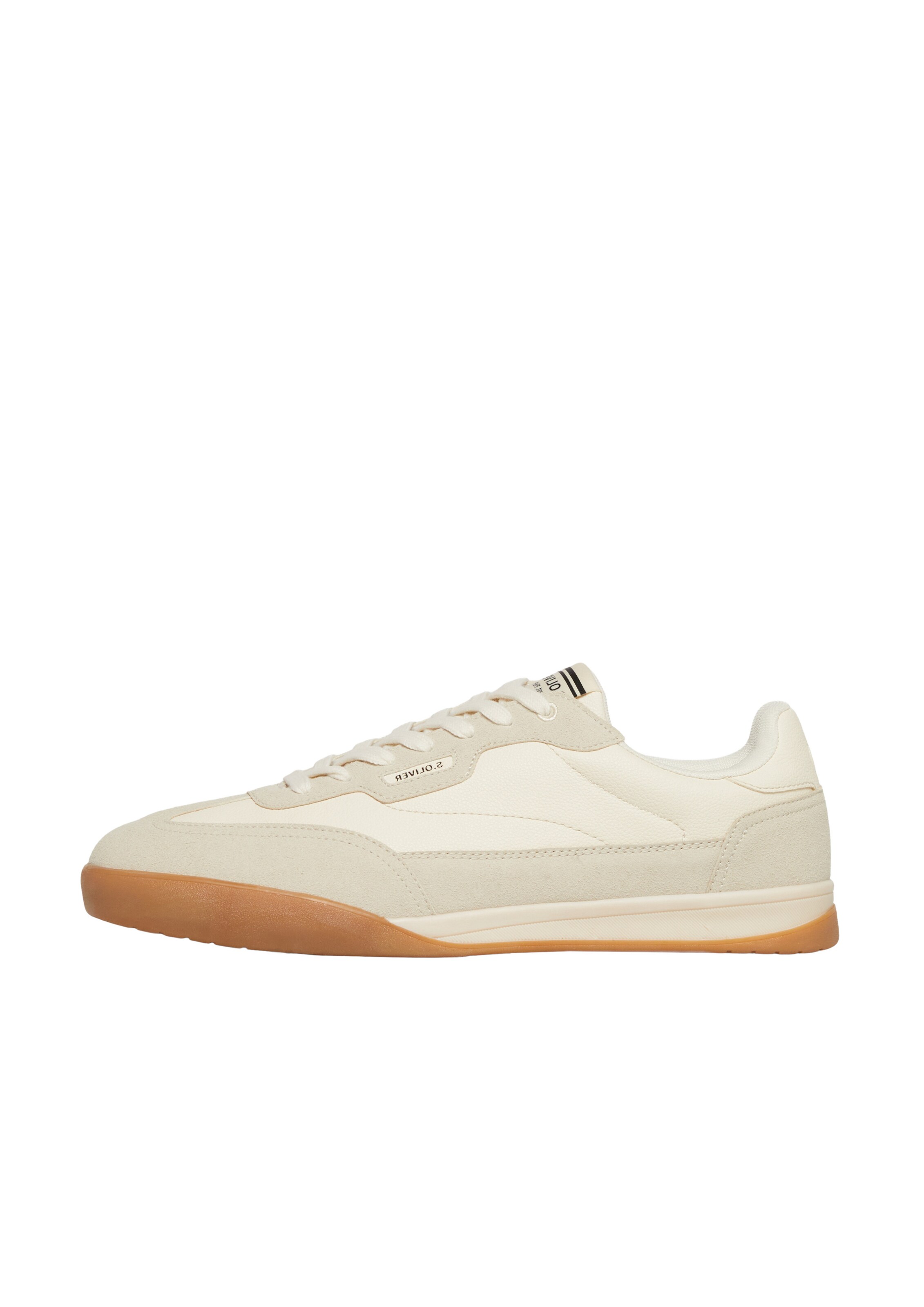 Baskets basses s.Oliver en beige : devant
