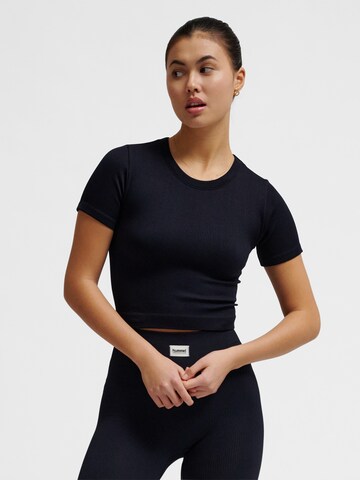 Hummel Functioneel shirt 'Pulse' in Zwart: voorkant