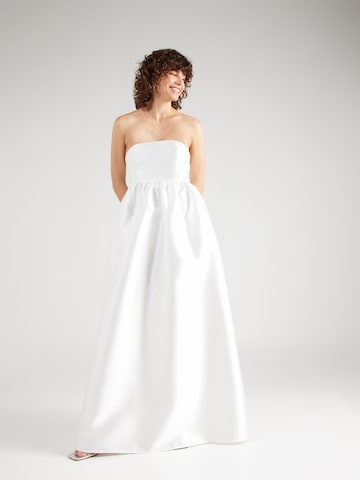 VILA Вечерна рокля 'BABETH' в бяло: отпред