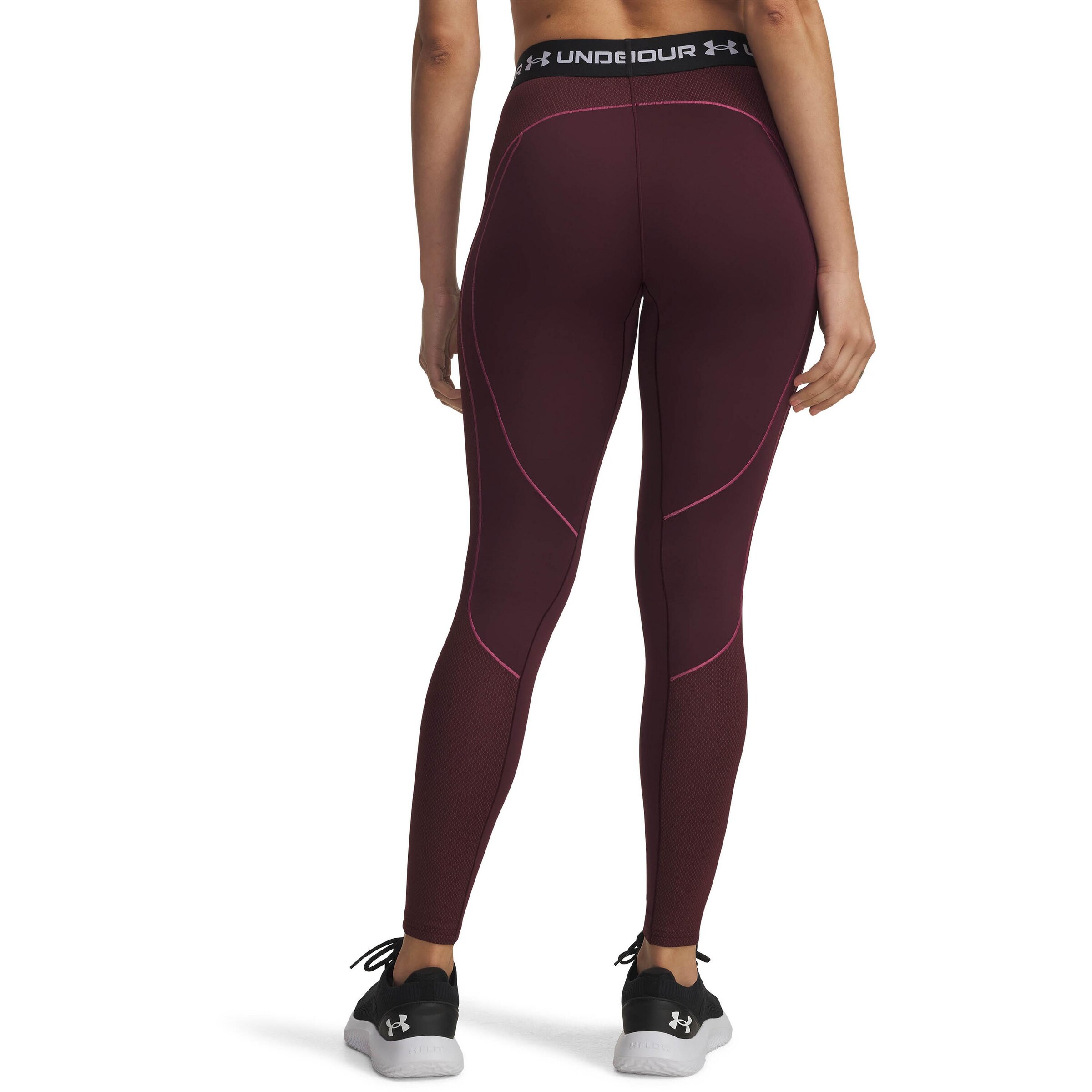 UNDER ARMOUR Skinny Workout Pants in Red