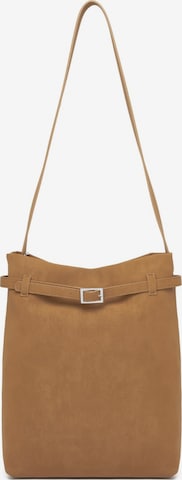 Miss Lulu Shoulder Bag in Brown: front