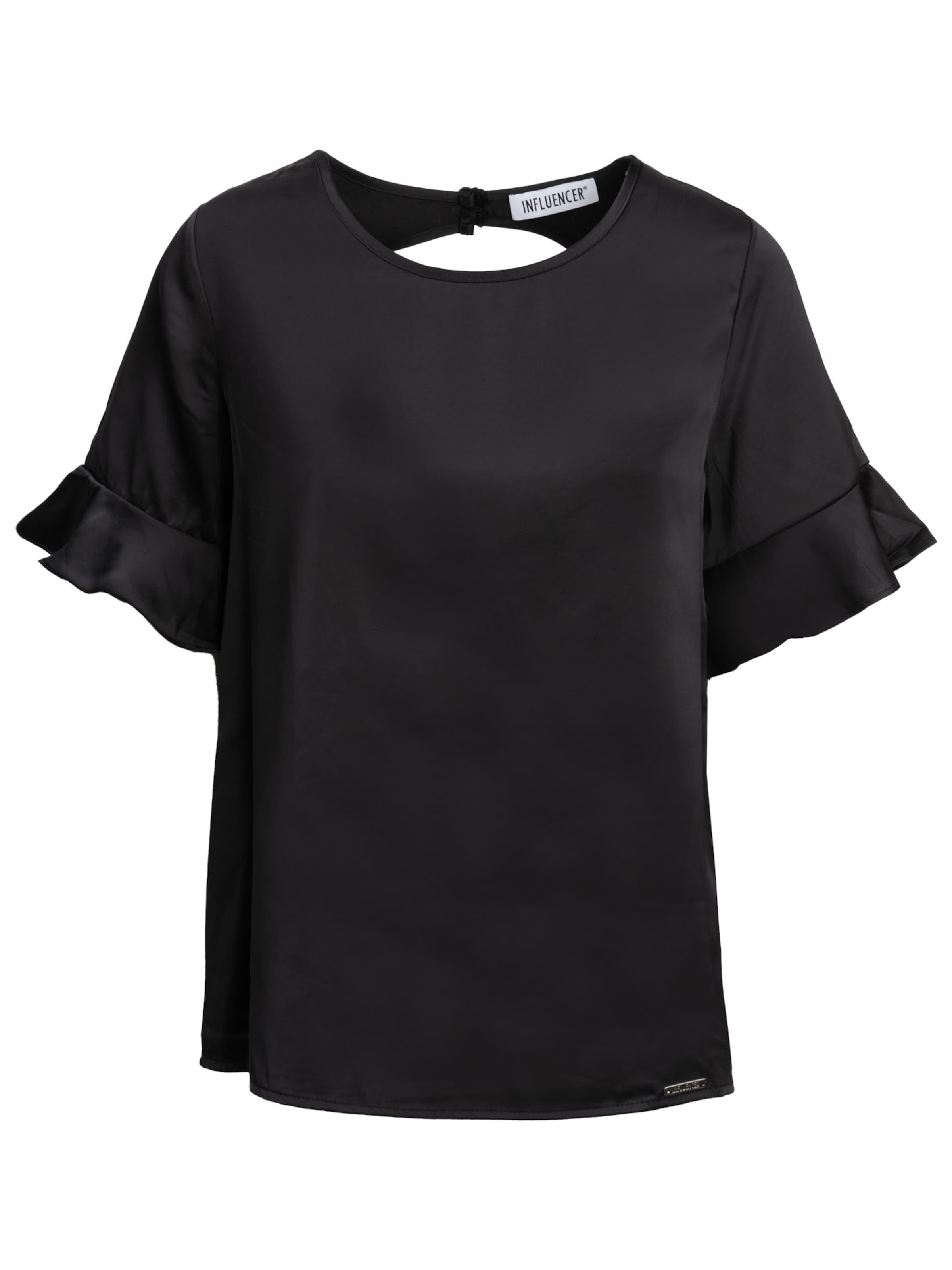 Influencer Μπλούζα σε μαύρο: μπροστά
