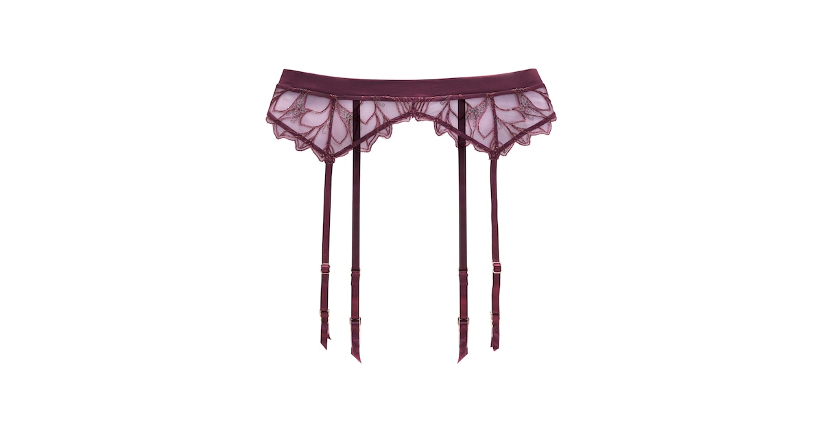 LASCANA Stockings with Garter Belts in Bordeaux | ABOUT YOU LASCANA Stockings with Garter Belts in Bordeaux | ABOUT YOU