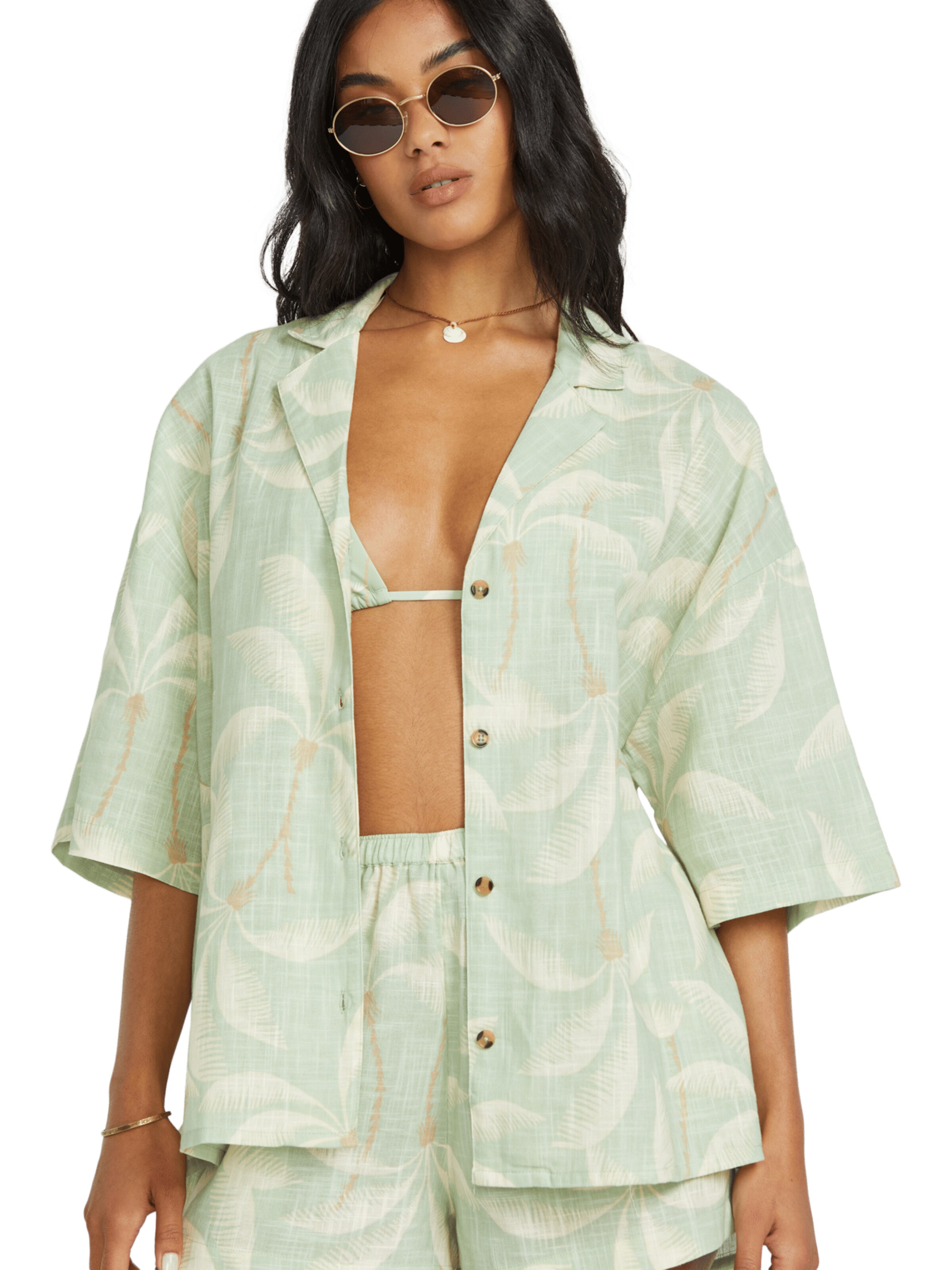 BILLABONG Shirt 'Beach' in Groen