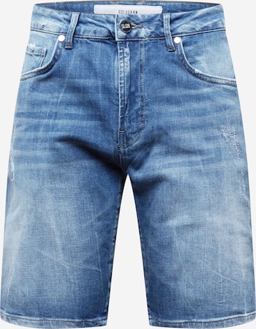 Goldgarn Regular Jeans 'PLANKEN' in Blauw: voorkant