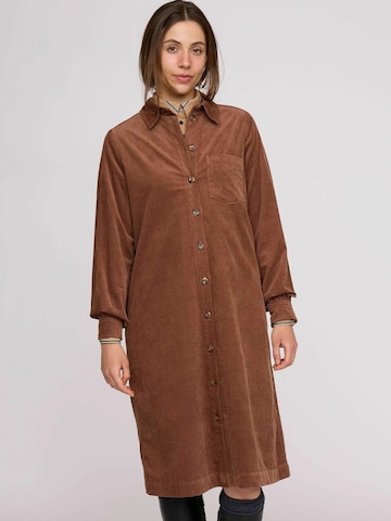 Noa Noa Jurk 'Trine' in Bruin: voorkant