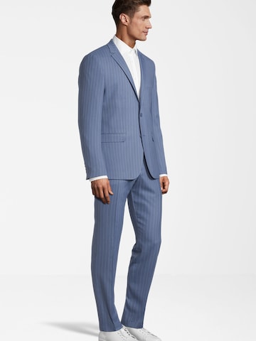 Steffen Klein Slimfit Pak in Blauw