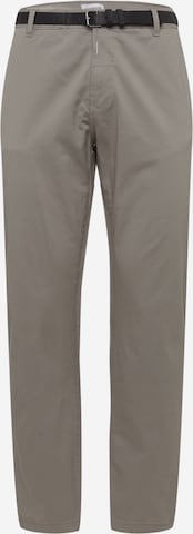 Pantalon chino Lindbergh en gris : devant