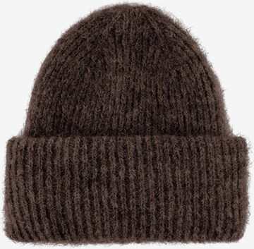 PIECES Beanie 'Bera' in Brown: front