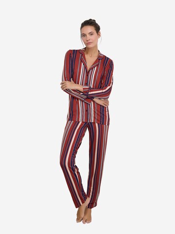 Goldenbay Pajama 'Helenium' in Red: front