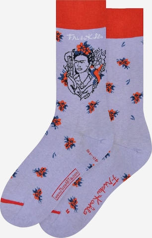 MuseARTa Socks 'Kahlo' in Purple: front