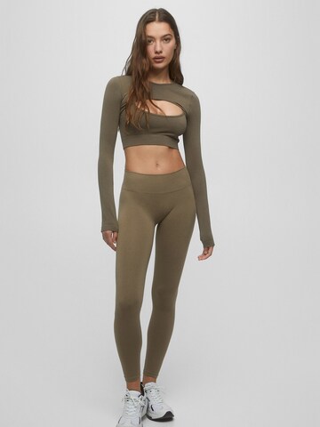 Pull&Bear Skinny Leggings - zöld