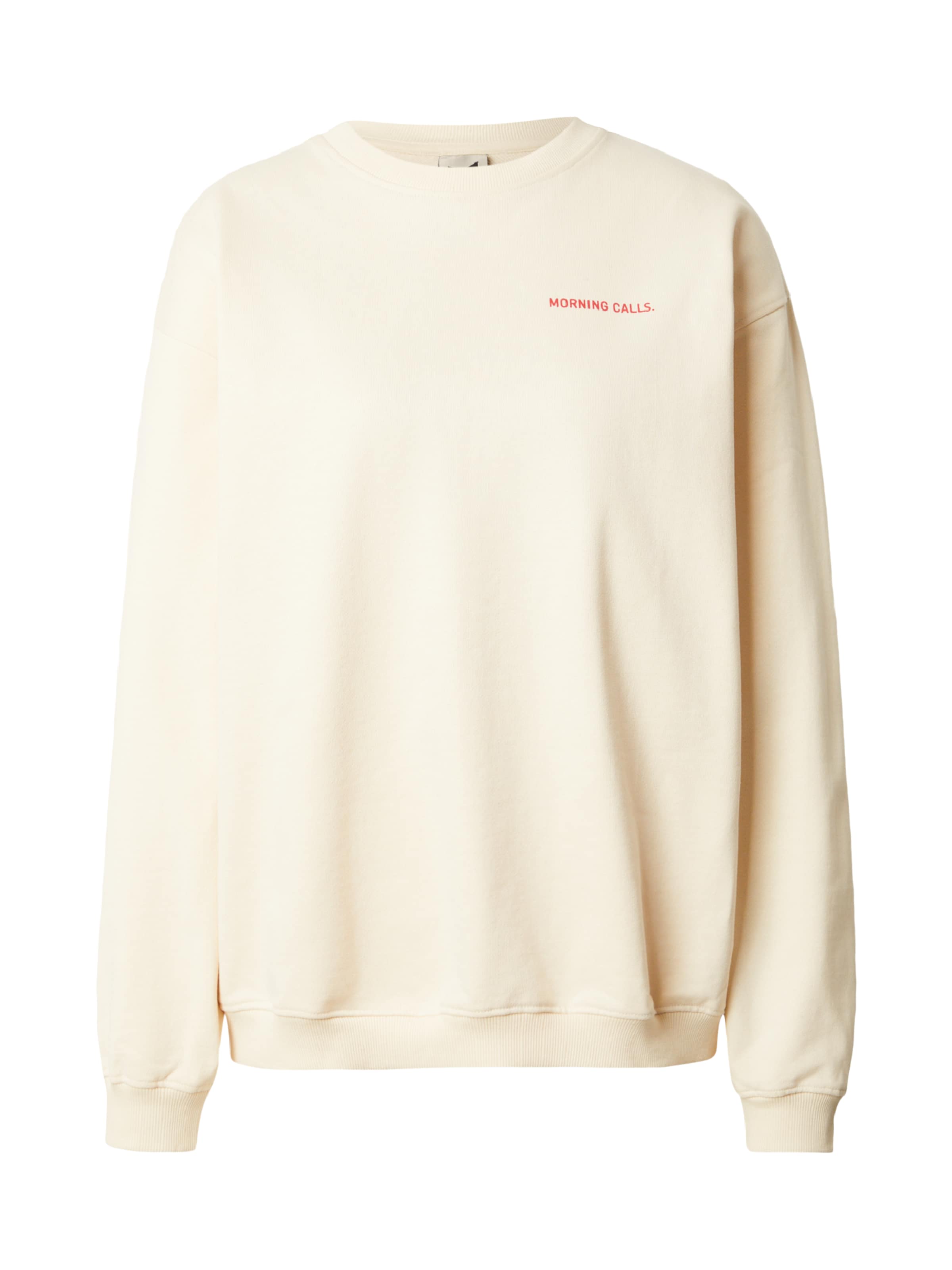 Kaotiko Sweatshirt 'PARIS COFFEE' in Beige: Vorderseite