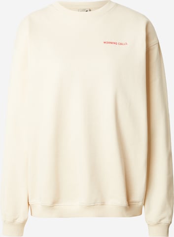 Kaotiko Mikina 'PARIS COFFEE' - Béžová: predná strana