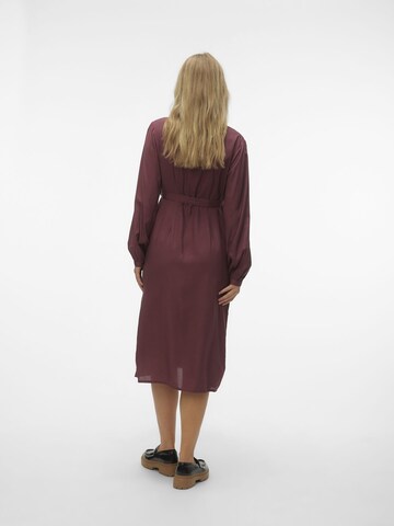 MAMALICIOUS Shirt Dress 'SOPHIA LIA' in Red