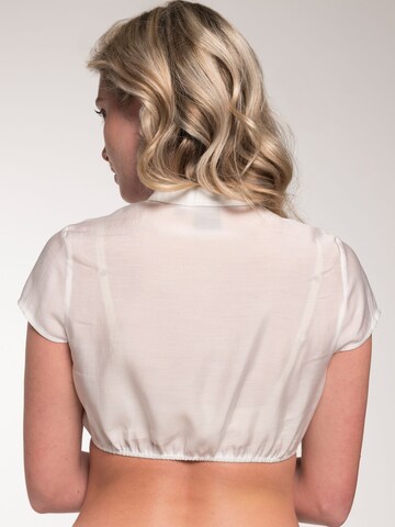 Blouse folklorique 'Grimm' SPIETH & WENSKY en blanc