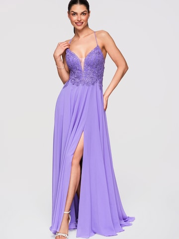 Ombre Abendkleid‌‌‌ in Lila