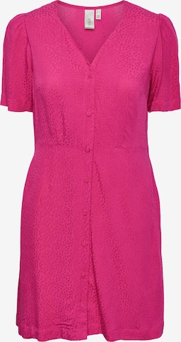 Y.A.S Jurk 'MEGSIE' in Roze: voorkant