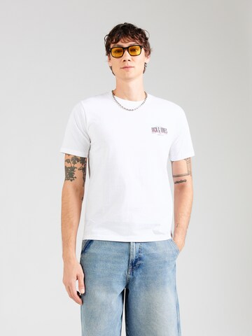 JACK & JONES Shirt 'JJAERO' in Grey: front
