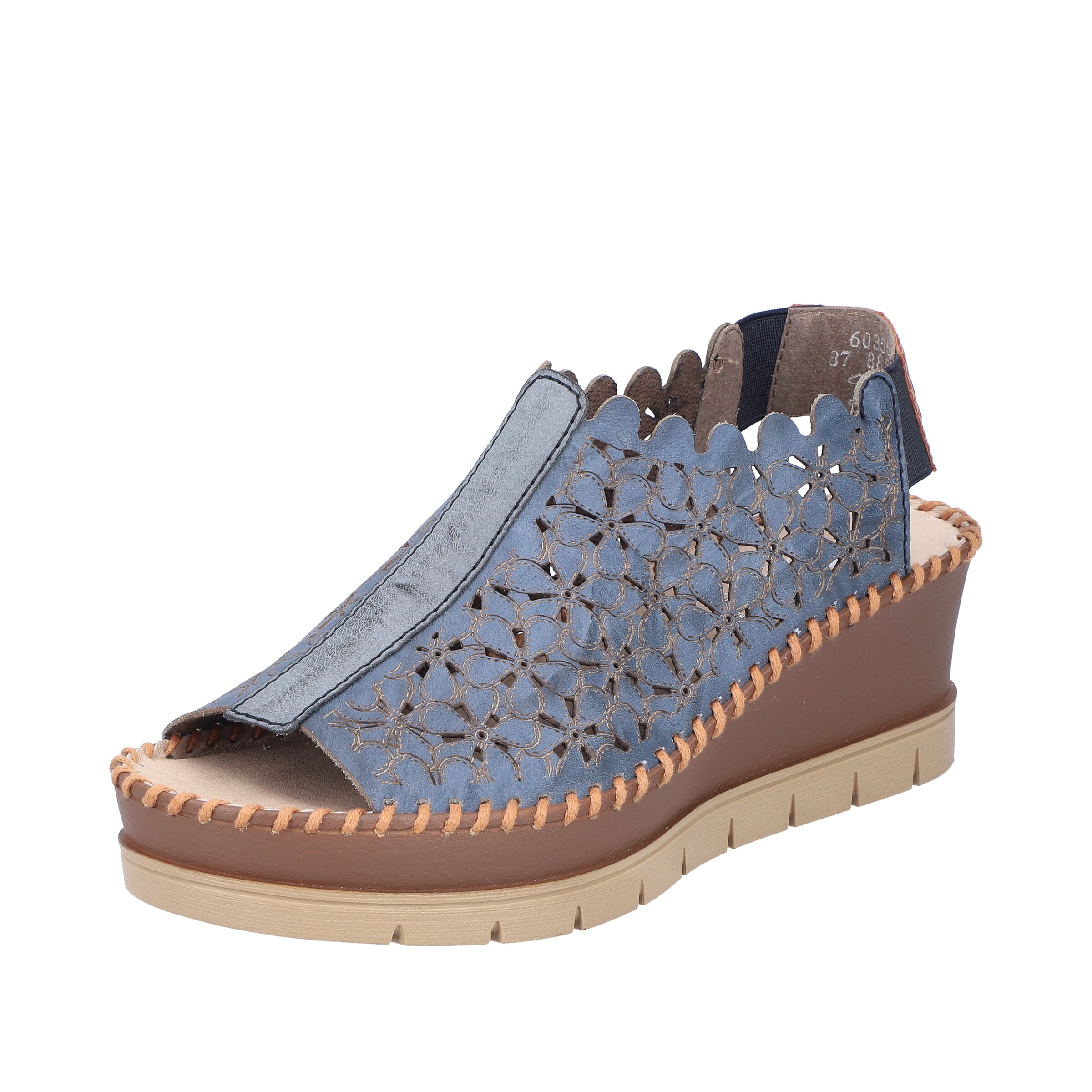 Sandales '60355' Rieker en bleu : devant