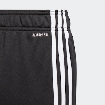 ADIDAS SPORTSWEAR - Tapered Calças de desporto 'Designed 2 Move 3-Stripes' em preto