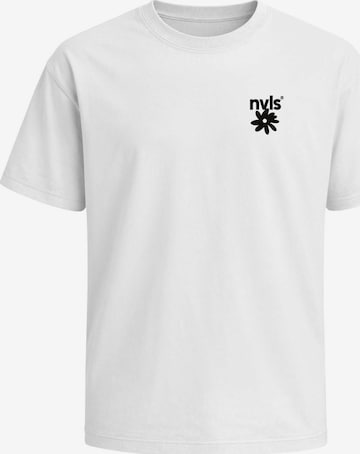 Neverless Shirt 'Artstudio Flowers' in Weiß: Vorderseite