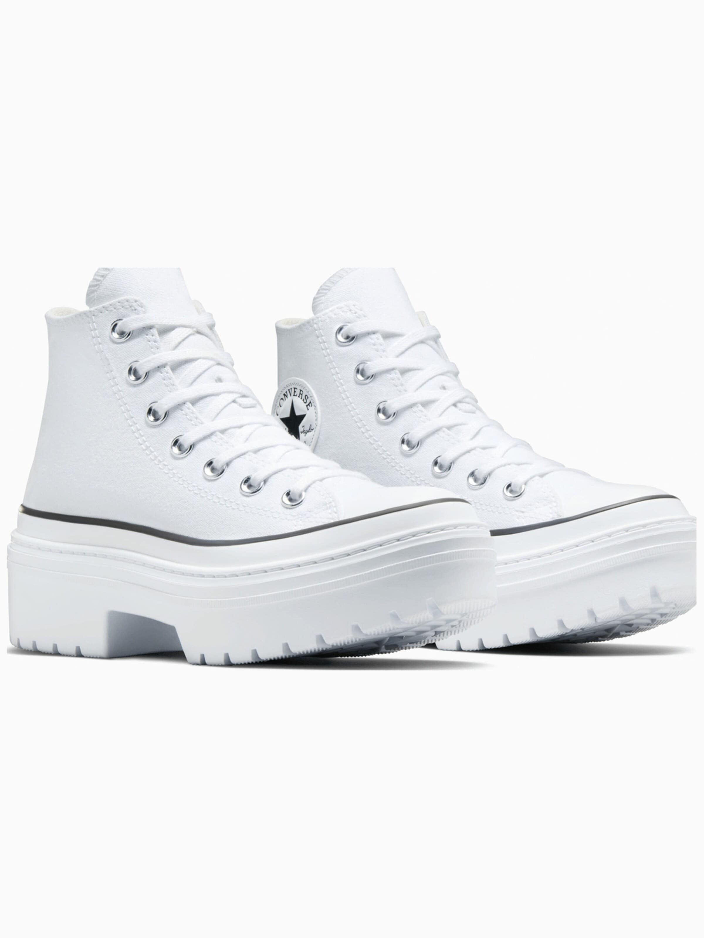 CONVERSE Sneakers hoog 'Converse Con Buty Chuck Taylor As Lugged Heel' in Wit