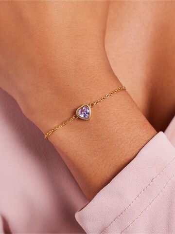 Lucardi Armband 'Weinlese' in Goud: voorkant