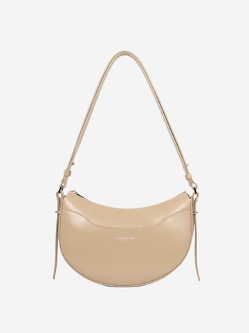 Sac à bandoulière LANCASTER Paris en beige : devant