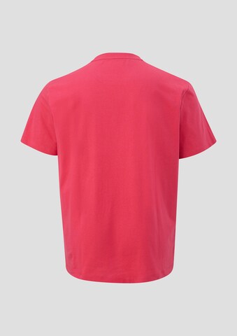 s.Oliver Men Tall Sizes Shirt in Pink