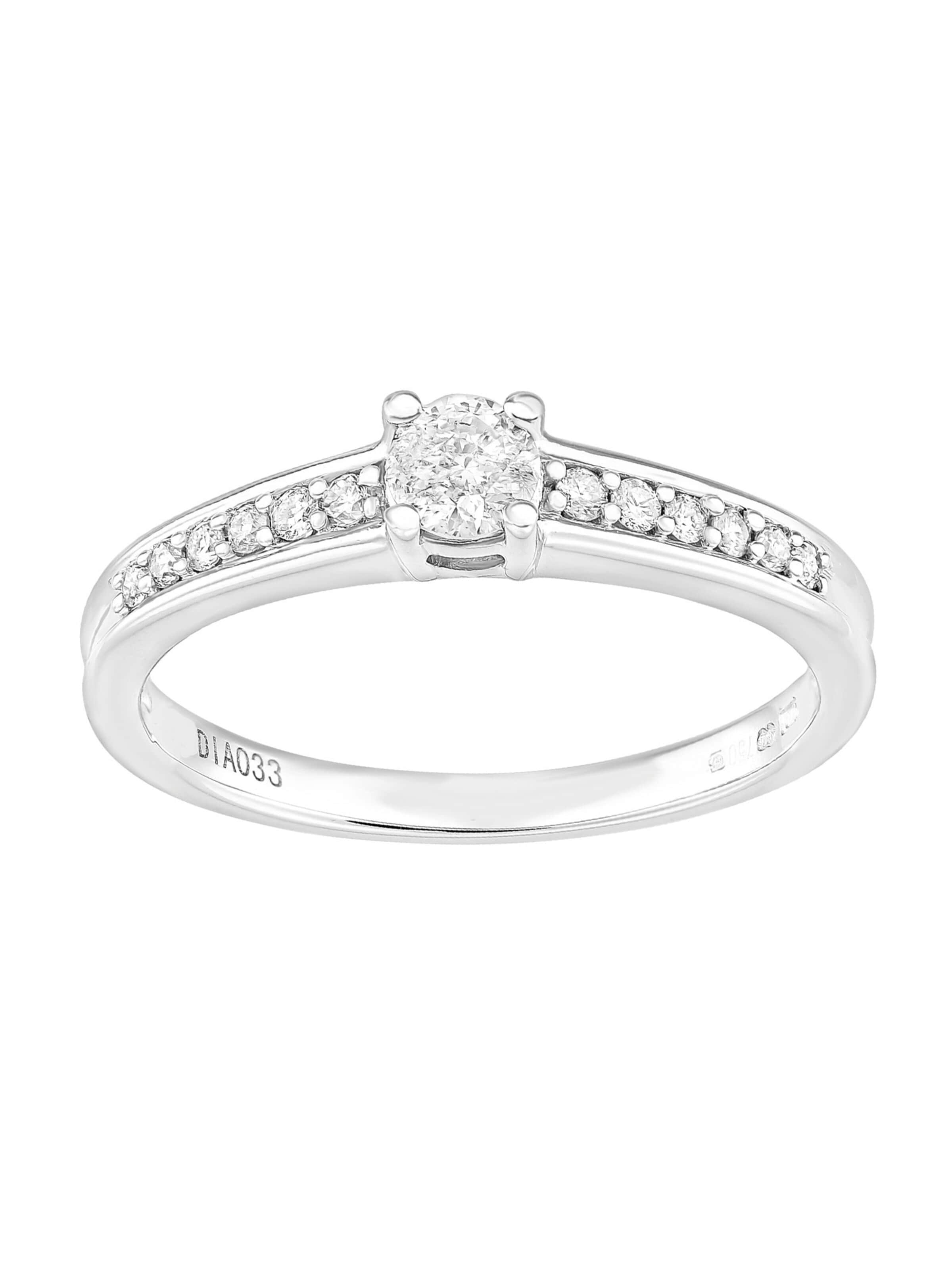 DIAMANT LETERNEL Ring in Silver: front