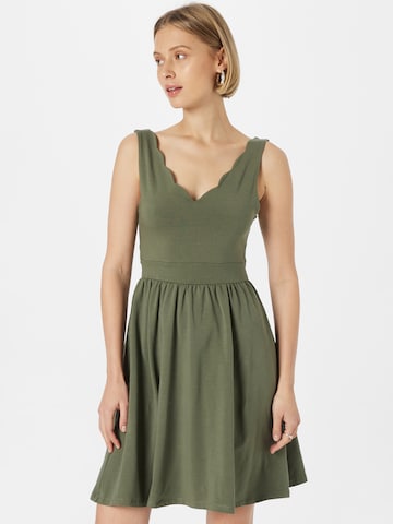ABOUT YOU Letnia sukienka 'Frauke' w kolorze zielony: przód