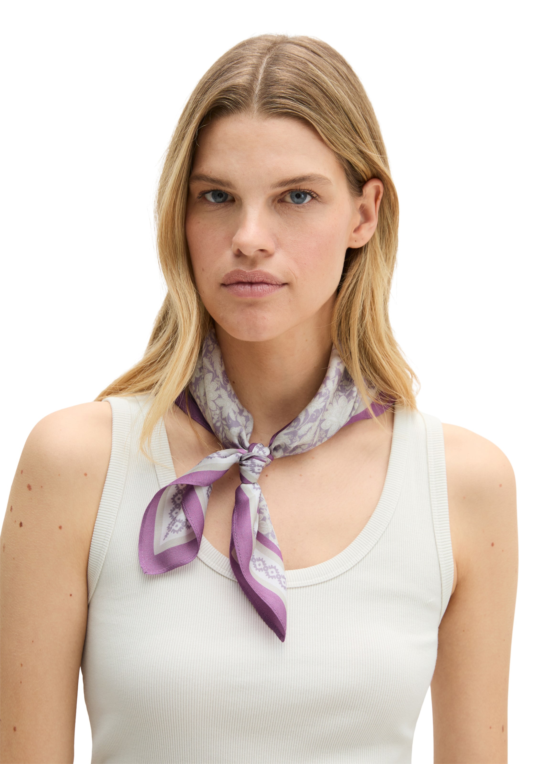 Foulard Marc O'Polo en rose : devant