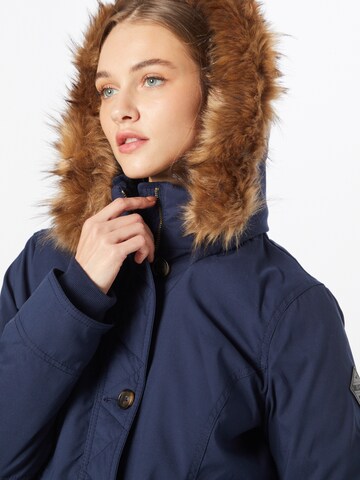 HOLLISTER Přechodová parka – modrá