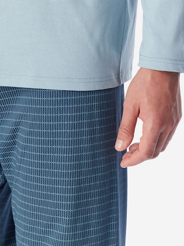 SCHIESSER Schlafanzug ' Comfort Essentials ' in Blau
