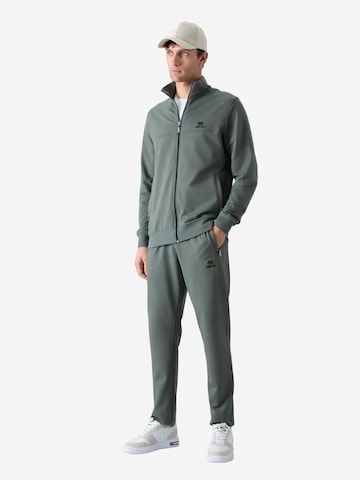 Tommy Life - Fato de jogging em cinzento: frente