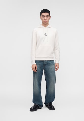 Calvin Klein Jeans Bluzka sportowa w kolorze biały: przód