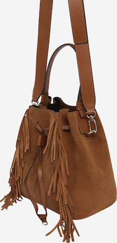 FURLA - Bolso saco en marrón: frente