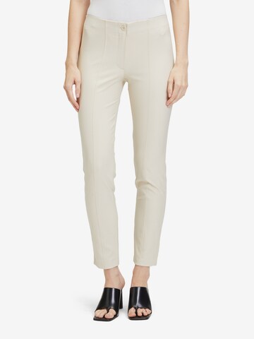 Slimfit Pantaloni di Betty Barclay in beige: frontale