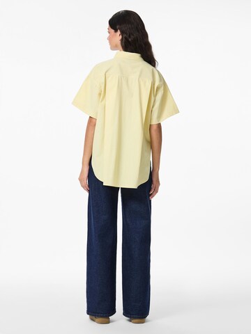 PIECES Bluse 'PCFEMME' i gul