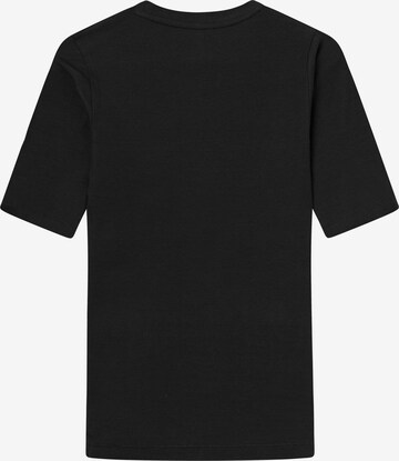 KnowledgeCotton Apparel Shirt  (GOTS) in Schwarz