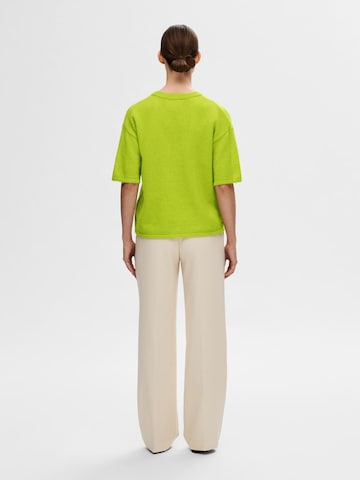 SELECTED FEMME Pulover 'MALINE-LILIANA' | zelena barva